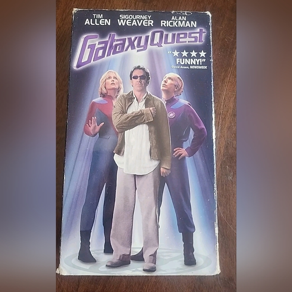 Galaxy Quest [Movie] (NTSC VHS, 1999) Tim Allen, Sigourney Weaver, Alan Rickman